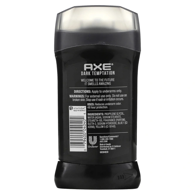 AXE, Dark Temptation, дезодорант, темный шоколад, 85 г (3 унции)