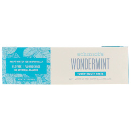 Schmidt's, Tooth + Mouth Paste, Wondermint , 4.7 oz (133 g)