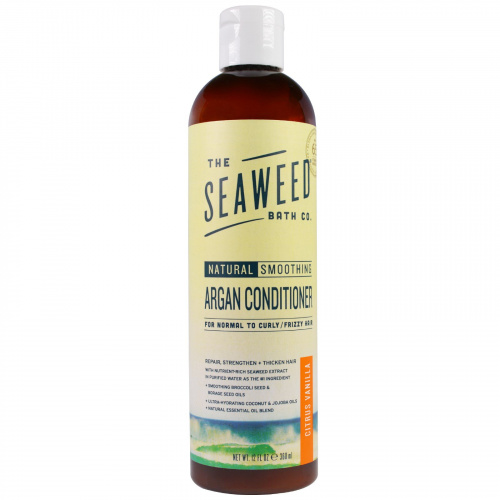 The Seaweed Bath Co., Натуральный смягчающий аргановый кондиционер, цитрус и ваниль, 360 мл (12 жидких унций)