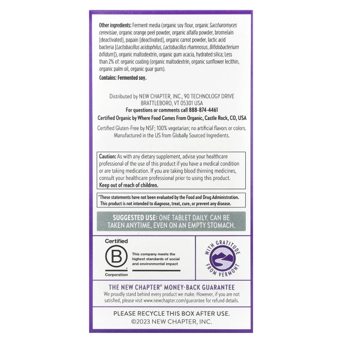 New Chapter, 40+ ежедневный комплекс мультивитиминов для мужчин, 72 таблетки