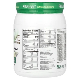 Fit & Lean, коктейль, ванильное мороженое, 440 г (0,97 фунта)