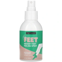 Freeman Beauty, Flirty Feet, мгновенный спрей-пилинг для ног, кокос + алоэ, 118 мл (4 жидк. унции)