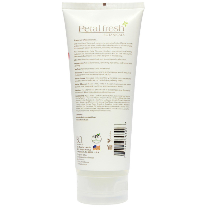 Petal Fresh, Botanicals Facial Care, Aloe & Peppemint Cleanser 7oz