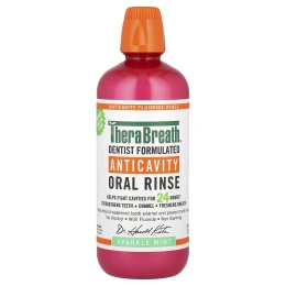 TheraBreath, Ополаскиватель для полости рта Anticavity, со вкусом мяты, 1 л (33,8 жидк. унц.)