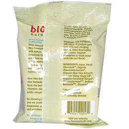 Blum Naturals, Влажные салфетки для ежедневного очищения и снятия макияжа, для нормальной кожи, огурец + Алоэ Вера, 30 шт.