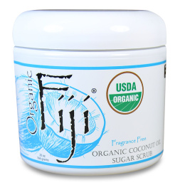 Organic Fiji, Органический сахарный скраб, без отдушки, 20 унции(566 г)