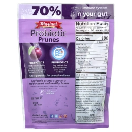 Mariani, для всей семьи, чернослив с пробиотиками, 198 г (7 унций)