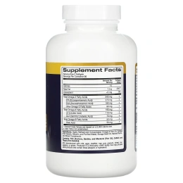 Oslomega, норвежская серия, омега 3-6-9 с маслом бурачника, лимонный вкус, 180 капсул из рыбьего желатина