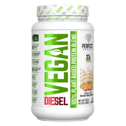 PERFECT Sports, Vegan Diesel, смесь 100% растительных белков, ванильное мороженое, 700 г (1,5 фунта)