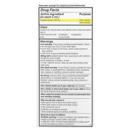 Genexa, Infants 'Pain & Fever, органическая голубика, 59 мл (2 жидк. унц.)