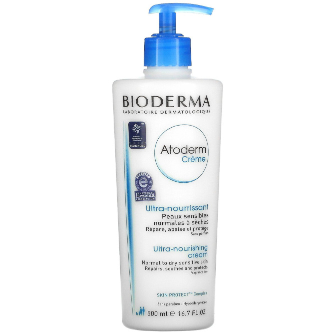 Bioderma, Atoderm, Ультра-питательный крем, 16,7 жидких унций (500 мл)