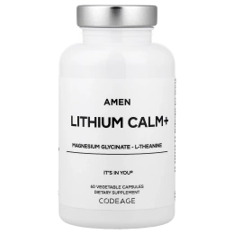 Codeage, Amen Lithium Calm+, 60 растительных капсул