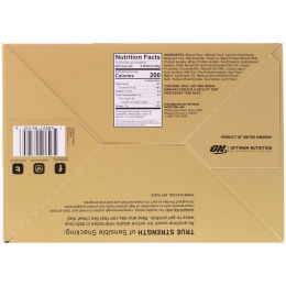 Optimum Nutrition, Протеиновые вафли, ванильный крем, 9 упаковок, по 1,42 унции (40 г) каждая