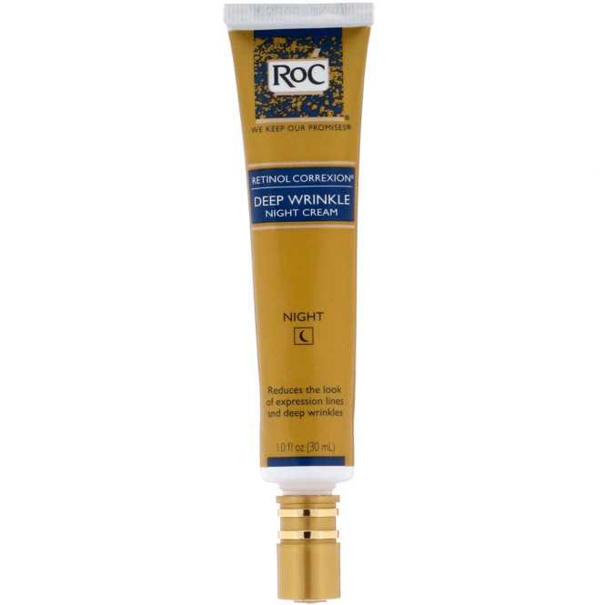 RoC, Retinol Correxion, ночной крем от глубоких морщин, 1 жидк. унц. (30 мл)