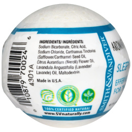 Smith & Vandiver, Соль для ванн, для хорошего сна, 2,8 унции (80 г)