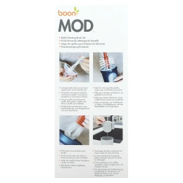 Boon, Mod, набор щеток для чистки бутылок, 4 щетки и 1 ваза