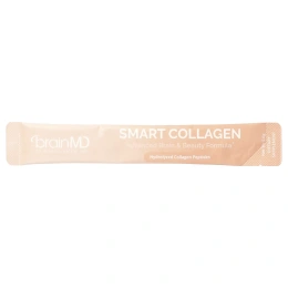 BrainMD, Smart Collagen, ванильная эссенция, 20 пакетиков по 5,6 г