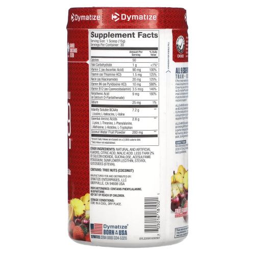 Dymatize Nutrition, All 9 Amino, фруктовый вкус, 15,87 (450 г)