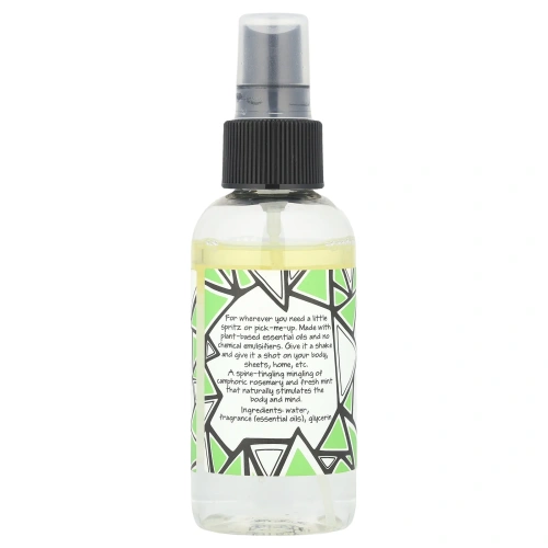 Indigo Wild, Zum Mist, ароматерапевтический спрей для помещения и тела, розмарин и мята, 4 жидк. унц.