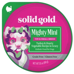 Solid Gold, Mighty Mini ™, для собак и собак мелких пород, с индейкой и овощами в соусе, 99 г (3,5 унции)