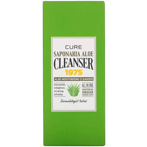 Cure Hydration, Saponaria Aloe Cleanser 1975,  215 g