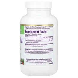 Paradise Herbs, Ашваганда, 180 вегетарианских капсул