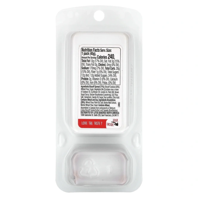 Biscoff, Biscoff & Go, 45 г (1,6 унции)