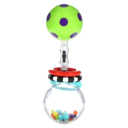 Sassy, Inspire The Senses, погремушка для блеска отжима, для детей 0–24 месяцев, 1 штука