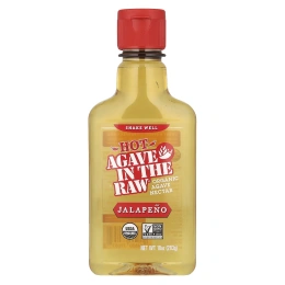In the Raw, Organic Hot Agave In The Raw®, халапеньо, 283 г (10 унций)