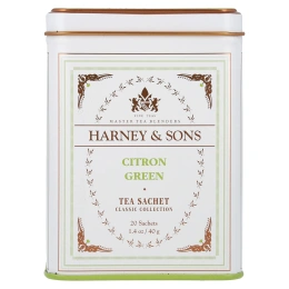 Harney & Sons, Classic Collection, лимонно-зеленый, 20 пакетиков, 40 г (1,4 унции)