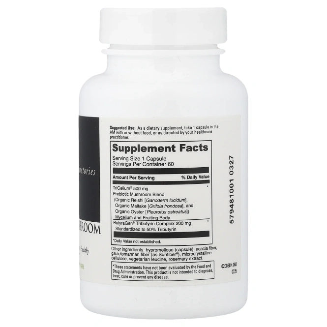 DaVinci Laboratories, пребиотическая смесь грибов, 60 капсул