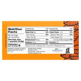 SweetLeaf Stevia, Органический подсластитель в гранулах Monk Fruit, 80 пакетиков, 64 г (2,26 унции)