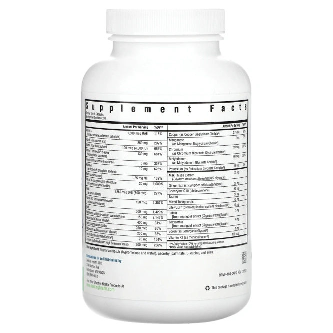 Seeking Health, Optimal Prenatal, безметила, 180 вегетарианских капсул