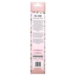 The Vintage Cosmetic Co., Tail Comb, Fabulously Floral, 1 Count