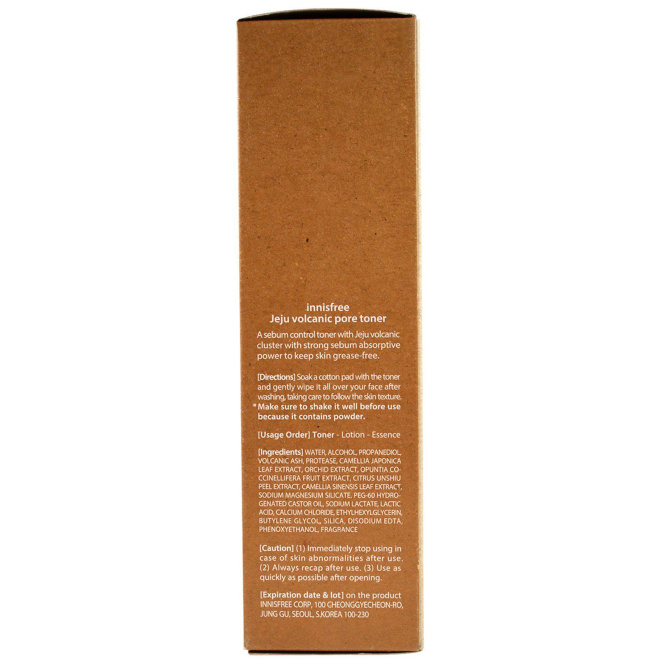 Innisfree, Тоник для пор «Чеджу Вулканик», 250 мл