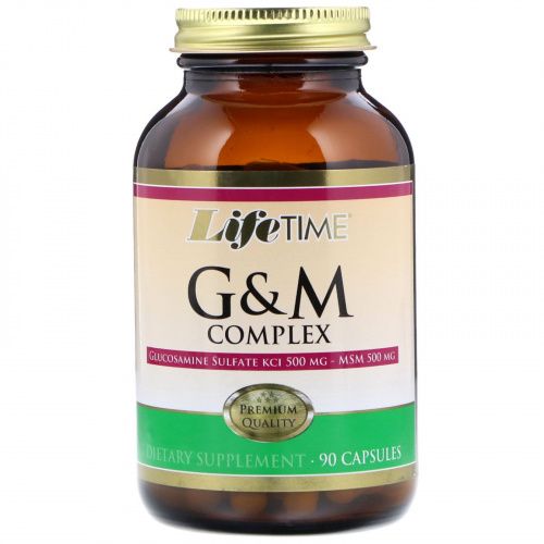LifeTime Vitamins, Glucosamine & MSM Complex, 90 Capsules