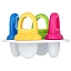 Nuby, Garden Fresh Fruitsicles, от 6 месяцев, 4 пакетика