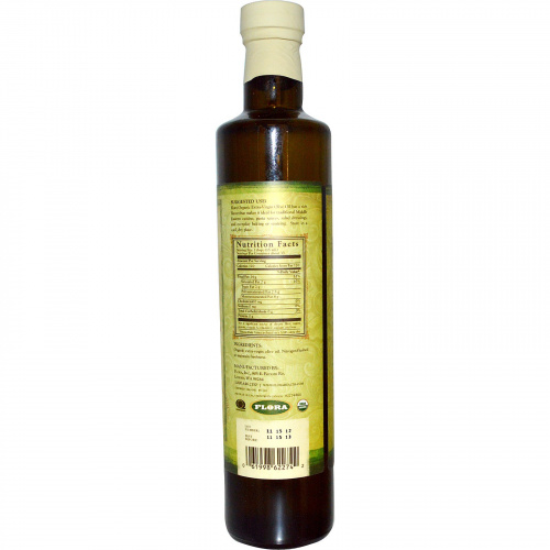Flora, Органическое оливковое масло холодного отжима, 17 жидких унций (500 мл)