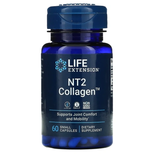 Life Extension, NT2 Коллаген, 40 мг, 60 маленьких капсул