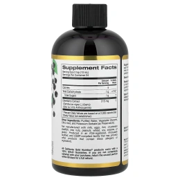 California Gold Nutrition, Sambucus, сироп из бузины для взрослых, 240 мл (8 жидк. унций)