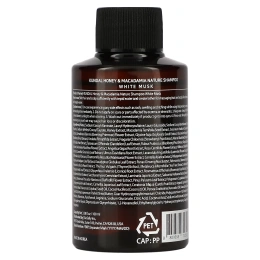 Kundal, мед и макадамия, шампунь, белый мускус, 100 мл (3,38 жидк. унции)