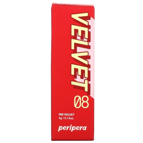 Peripera, Тинт для губ Ink Velvet, 08 Sellout Red, 4 г (0,14 унции)