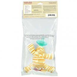 WubbaNub, Пустышка, для детей от 0 до 6 месяцев, полосатый котенок, 1 соска