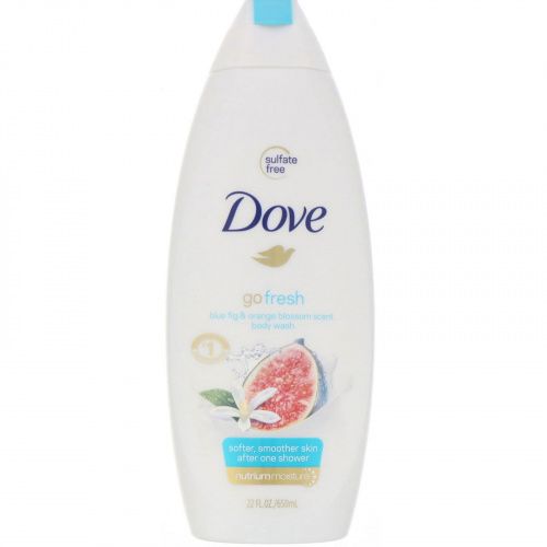 Dove, Гель для душа Go Fresh, аромат «Синий инжир и цветки апельсина», 650 мл