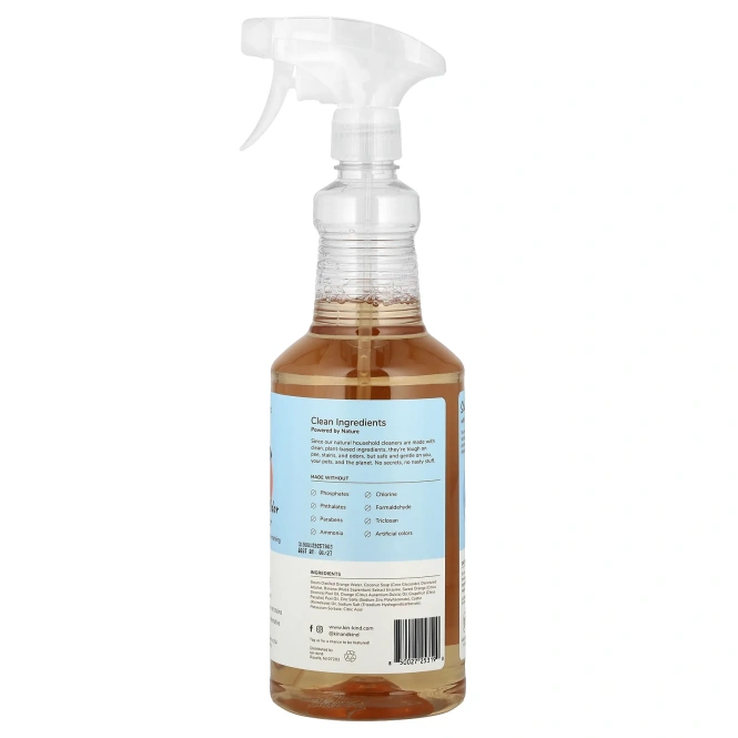 Kin+Kind, Multisurface Pee + Stain + Odor Destroyer, цитрус, 354 мл (32 жидк. унц.)