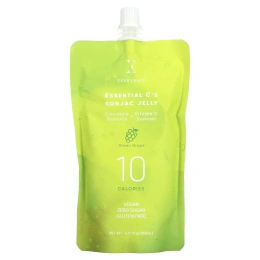 Everydaze, Желе из конжака Essential C, зеленый виноград, 150 мл (5,07 жидк. унц.)