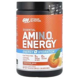 Optimum Nutrition, ESSENTIAL AMIN.O. ENERGY + ELECTROLYTES, Tangerine Wave, 285 г (10,05 унции)