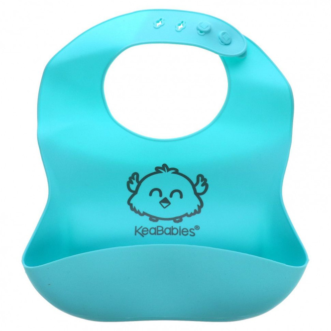 KeaBabies, Детские силиконовые нагрудники, Cloud Nine, 2 шт. В упаковке