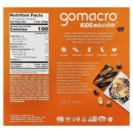 GoMacro, Kids MacroBar®, батончик с арахисовой пастой, 7 батончиков по 25 г (0,9 унции)
