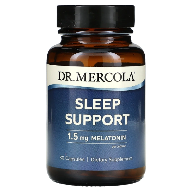 Dr. Mercola, средство для улучшения сна, 1,5 мг, 30 капсул